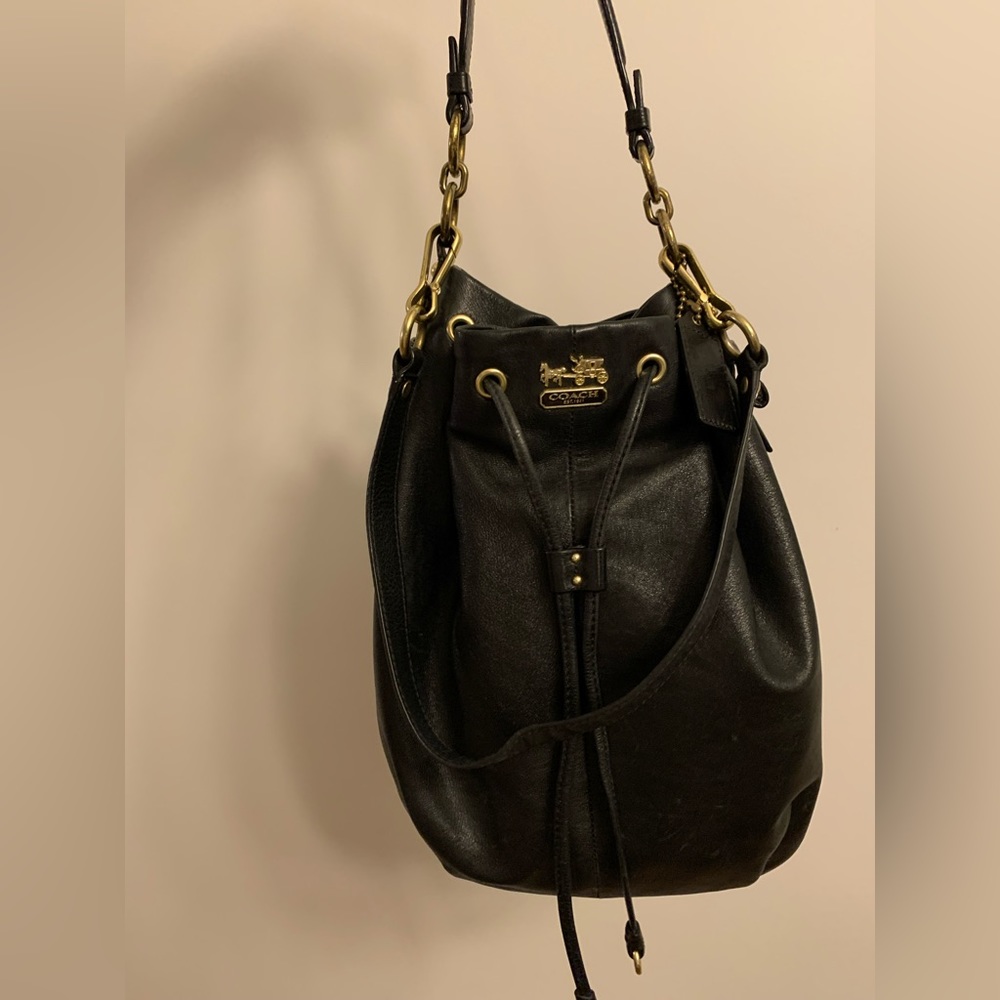 Coach Drawstring Bucket Sachel